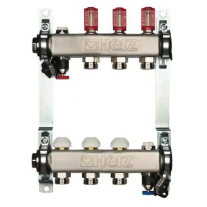 Distrib. inox incalz. in pard.cu debitm.DN25- 3 cai 1546303 HERZ